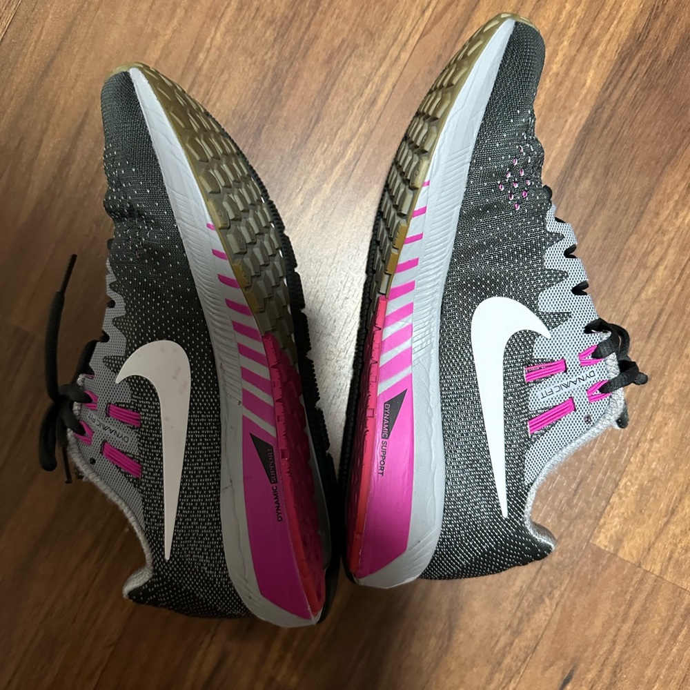 Nike Gray and Pink Athletic Sneakers - Picture 3 of 8